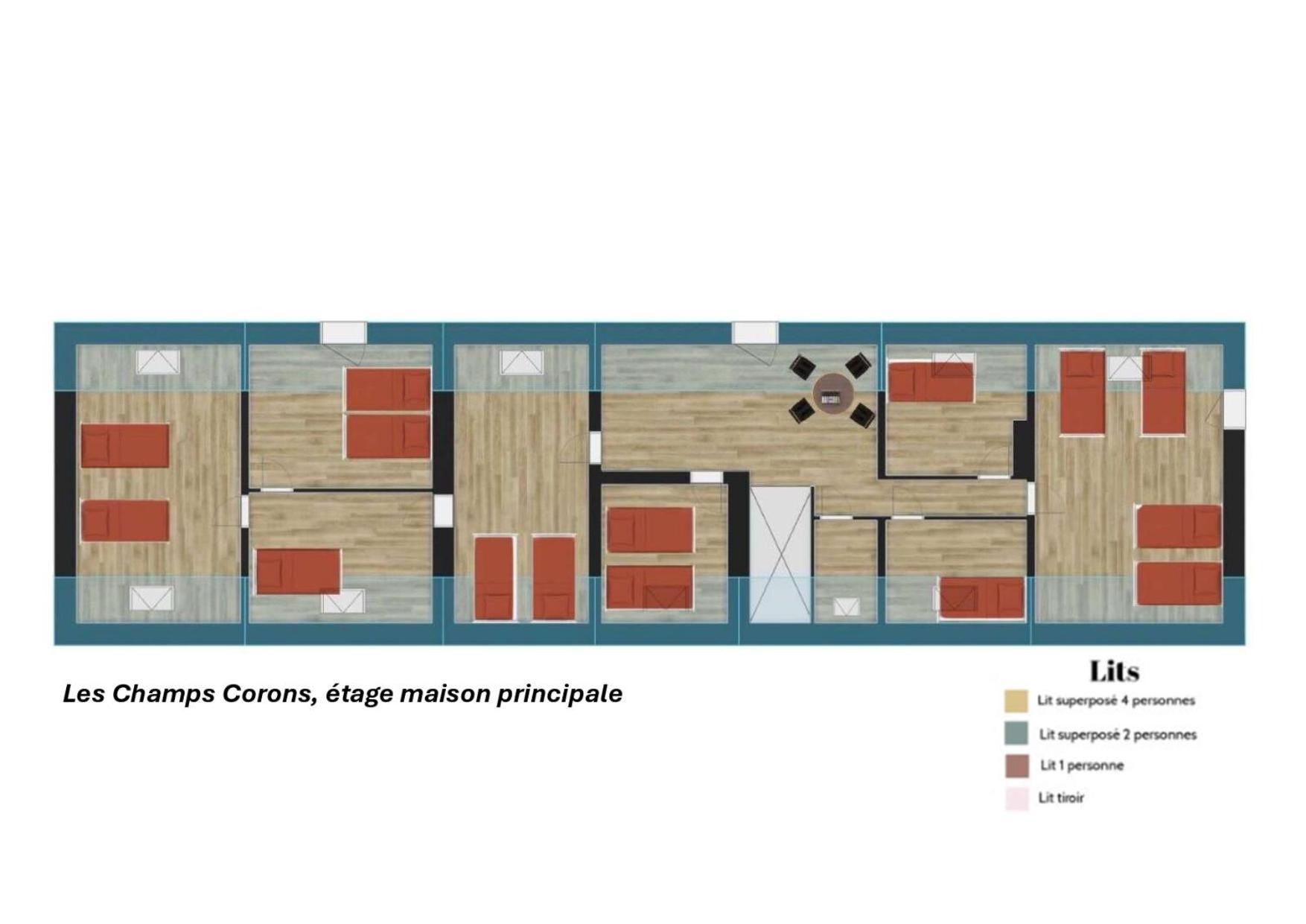 Crazy Villa Champs Corons 61 - Interior Heated Pool - 2H From Paris - 30P Les Menus 외부 사진